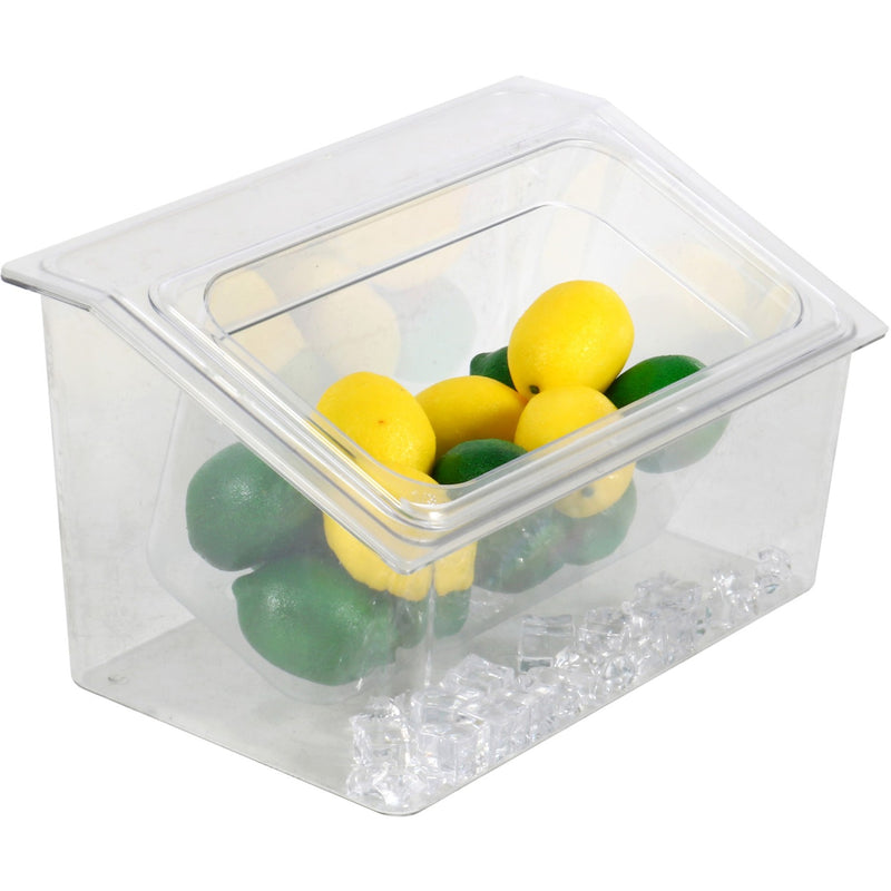 Chilled Condiment Holder including 1xGN1/3-100mm container with lid Plastic - CHP04B