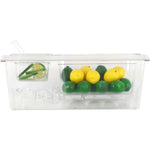 Chilled Condiment Holder including 1xGN1/3+1xGN1/6-100mm containers with lid Plastic - CHP06B3