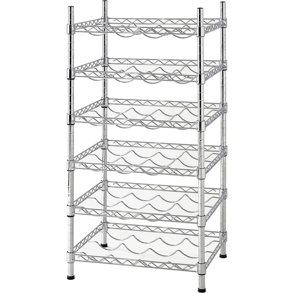 Commercial 6 Tier Wine Rack 450x350x900mm - CJB1446
