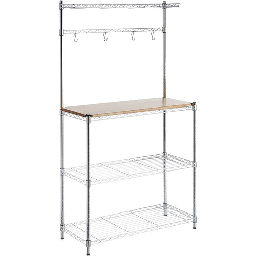 Commercial 4 Tier Microwave Oven Rack 900x350x900/1500mm - CJB1510