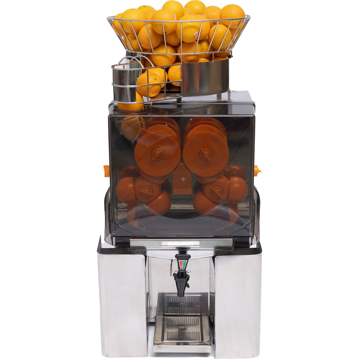 Automatic Orange Juicer with Tap – Fast Citrus Extractor for Commercial Use 250W - CJWDFOJ200TAP