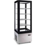 Refrigerated Display Case 400 Litres Black/Stainless Steel - CL400