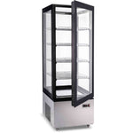 Refrigerated Display Case 400 Litres Black/Stainless Steel - CL400