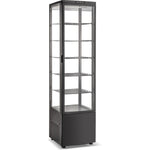 Upright Display Fridge 288 litres 5 shelves Black 1 flat door - CL288B