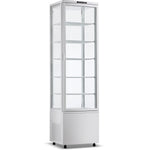 Upright Display Fridge 288 litres 5 shelves White 1 flat door - CL288W