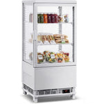 Countertop Display Fridge 58 litres 2 shelves White 1 flat door - CL58W