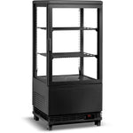 Countertop Display Fridge 58 litres 2 shelves Black 1 flat door - CL58B