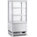 Countertop Display Fridge 68 litres 3 shelves White 1 flat door - CL68W