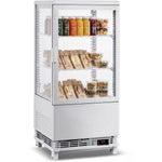 Countertop Display Fridge 68 litres 3 shelves White 1 flat door - CL68W