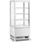 Countertop Display Fridge 78 litres 3 shelves White 1 flat door - CL78W