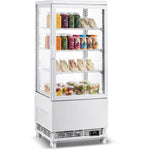 Countertop Display Fridge 78 litres 3 shelves White 1 flat door - CL78W