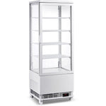 Freestanding Display Fridge 98 litres 4 shelves White 1 flat door - CL98W