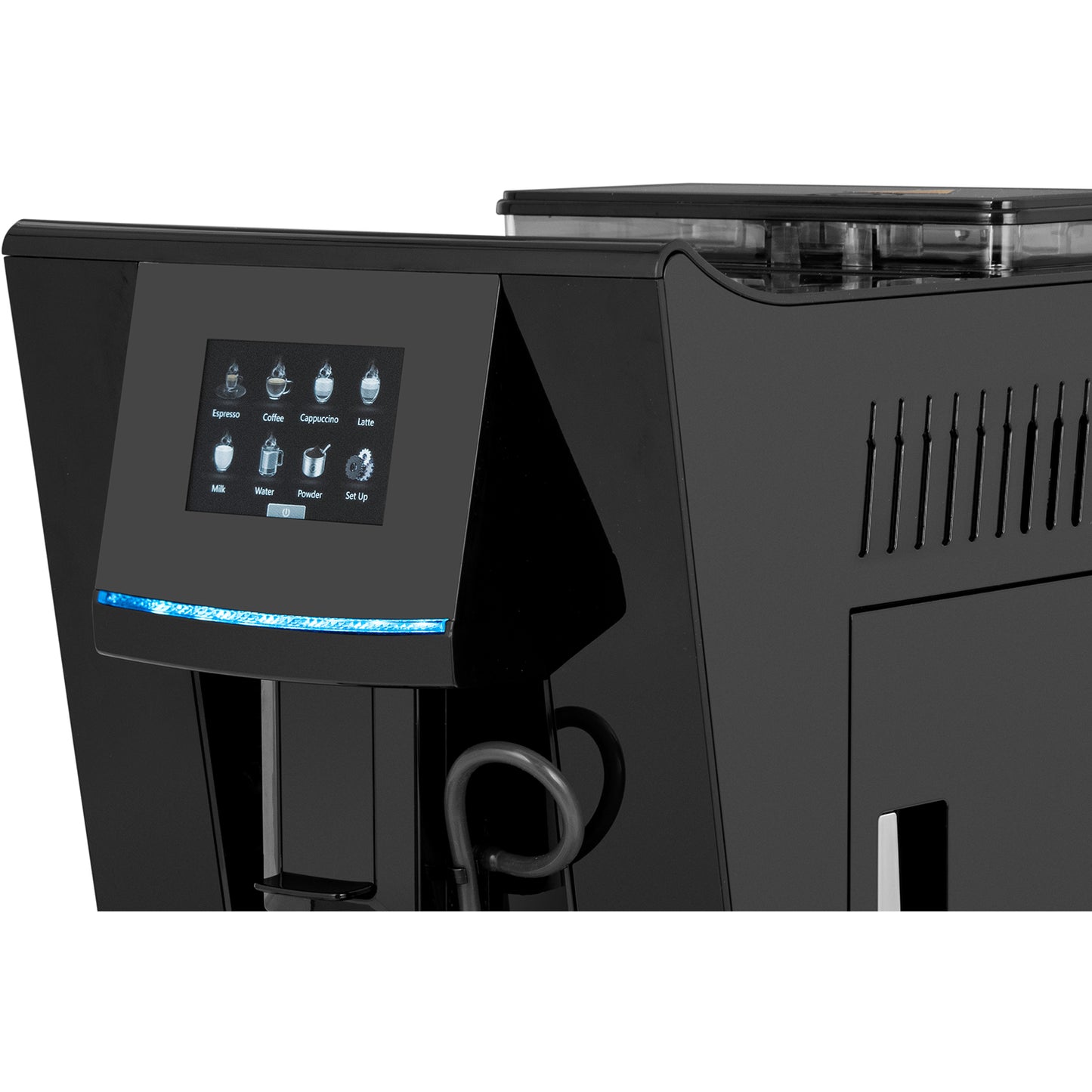 Commercial Automatic Coffee Machine 19 Bar Touch Screen 1.8L Water Tank - CLTS8