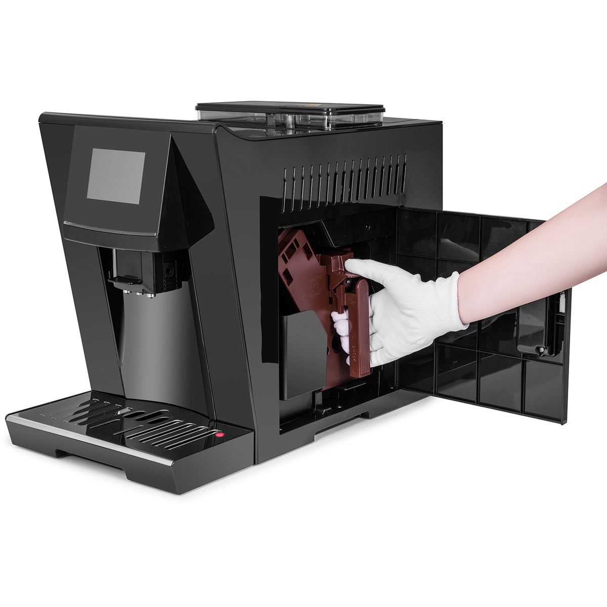 Commercial Automatic Coffee Machine 19 Bar Touch Screen 1.8L Water Tank - CLTS8