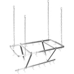 Commercial Ceiling Mounted Pot Rack Stainless Steel 1000x508mm - CMR10050
