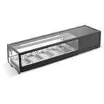 Commercial Refrigerator Sushi & Tapas Showcase 8xGN1/3 Black - CS132AB