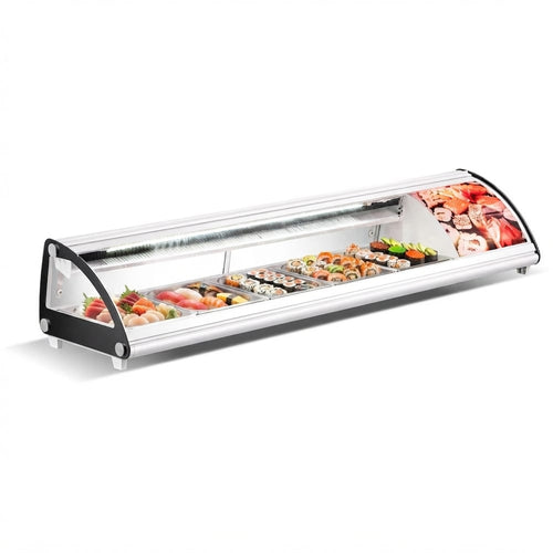 Commercial Refrigerator Sushi & Tapas Showcase 6xGN1/3 White - CS83W