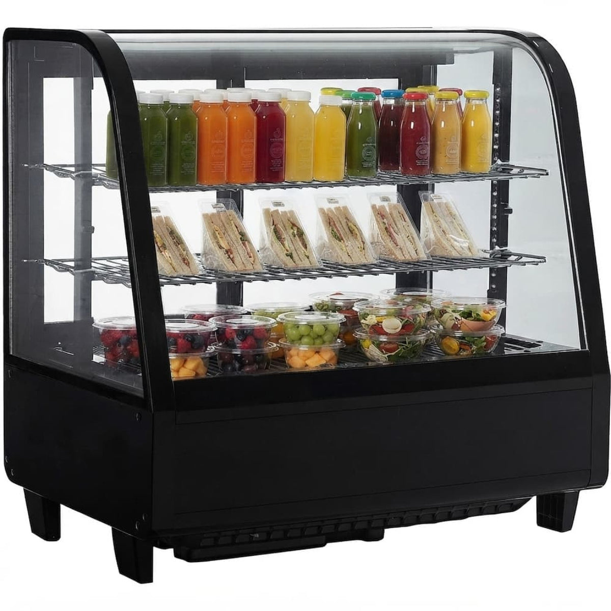 Display Fridge 100 litres 2 shelves Black - CW100B