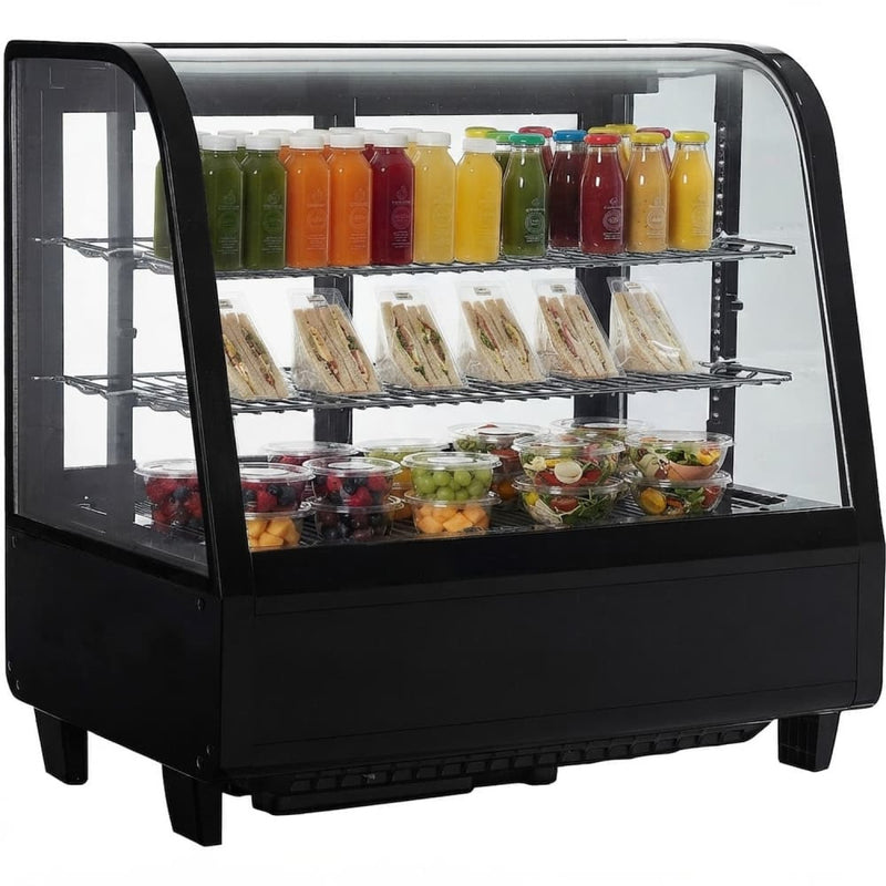 Display Fridge 100 litres 2 shelves Black - CW100B