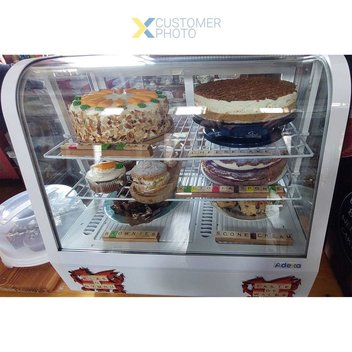 Display Fridge 100 litres 2 shelves White - CW100W