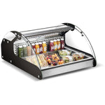 Display Merchandiser Fridge 90 litres 2xGN1/1 Stainless Steel & Black - CW118