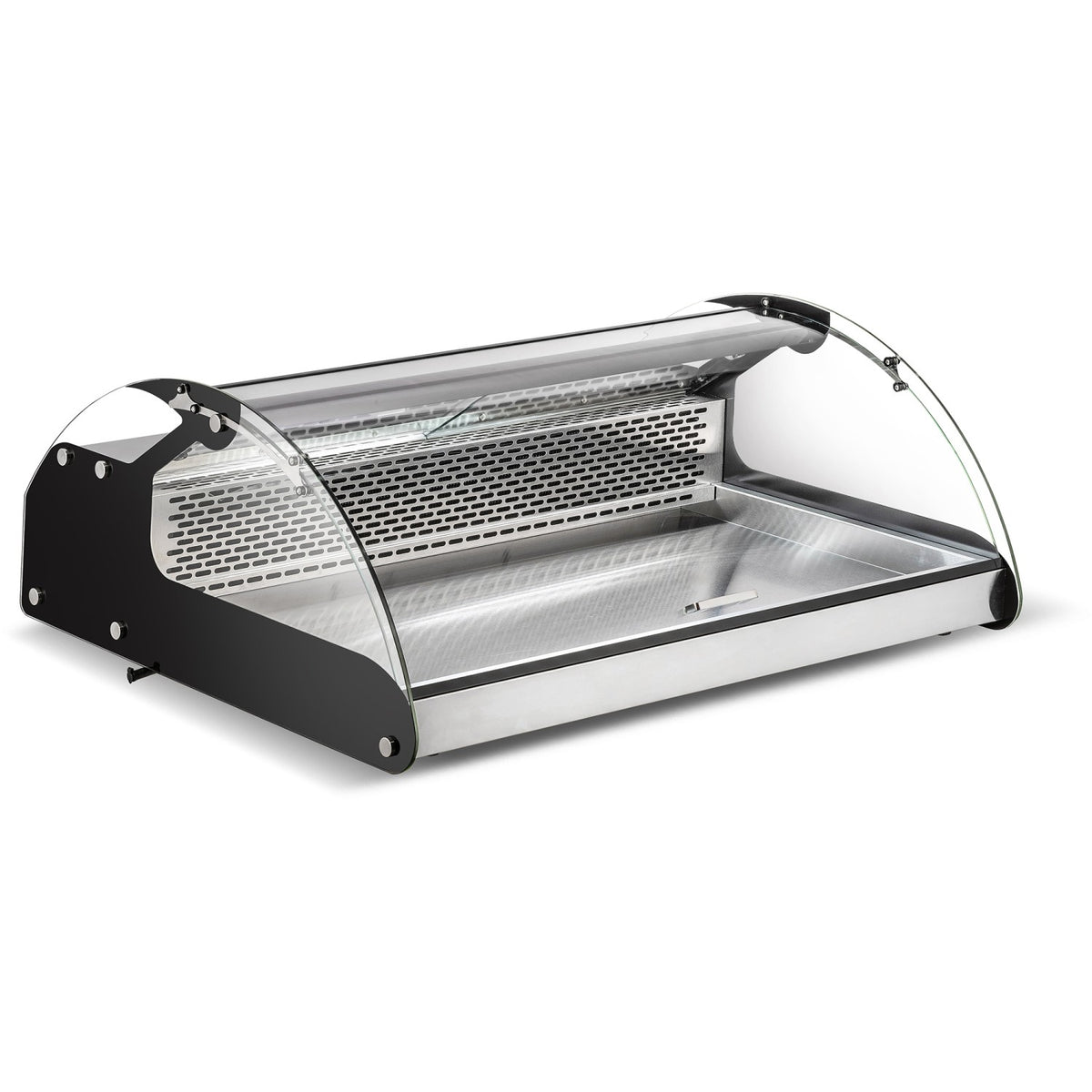 Display Merchandiser Fridge 120 litres 3xGN1/1 Stainless Steel & Black - CW140