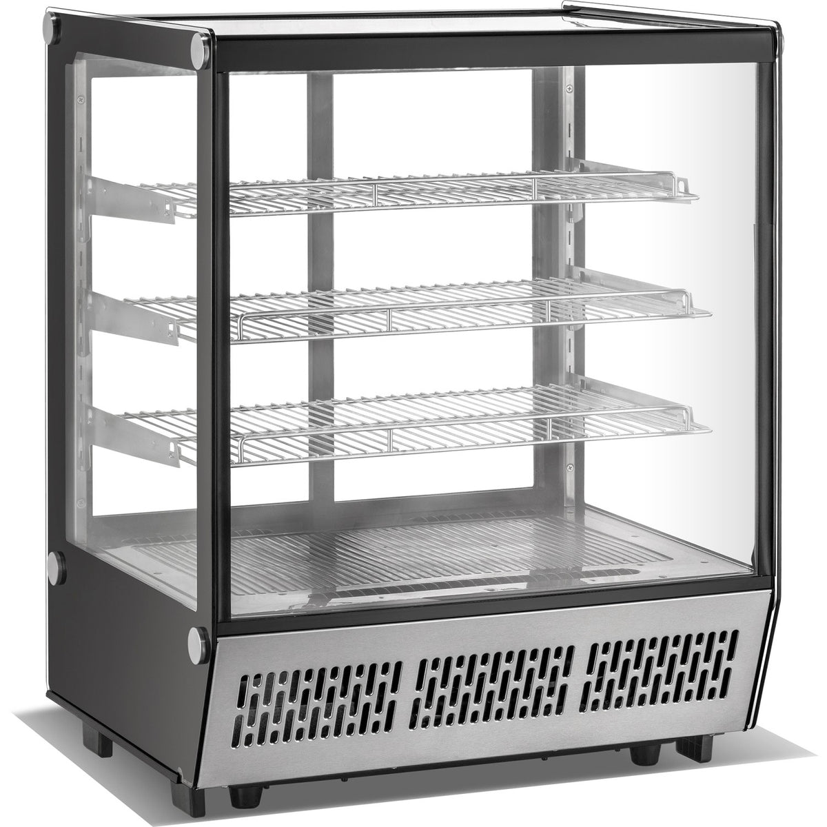 Display Merchandiser Fridge 145 litres 3 shelves Stainless Steel - CW145