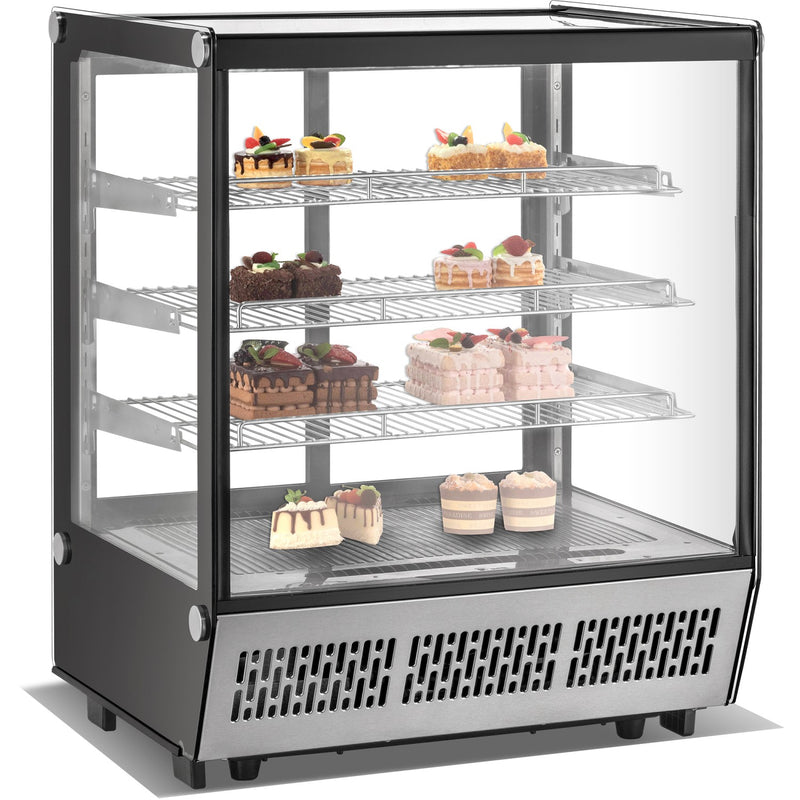 Display Merchandiser Fridge 145 litres 3 shelves Stainless Steel - CW145