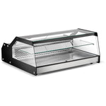 Display Merchandiser Fridge 148 litres 1 shelf + 3xGN1/1 bottom shelf Stainless Steel & Black - CW170
