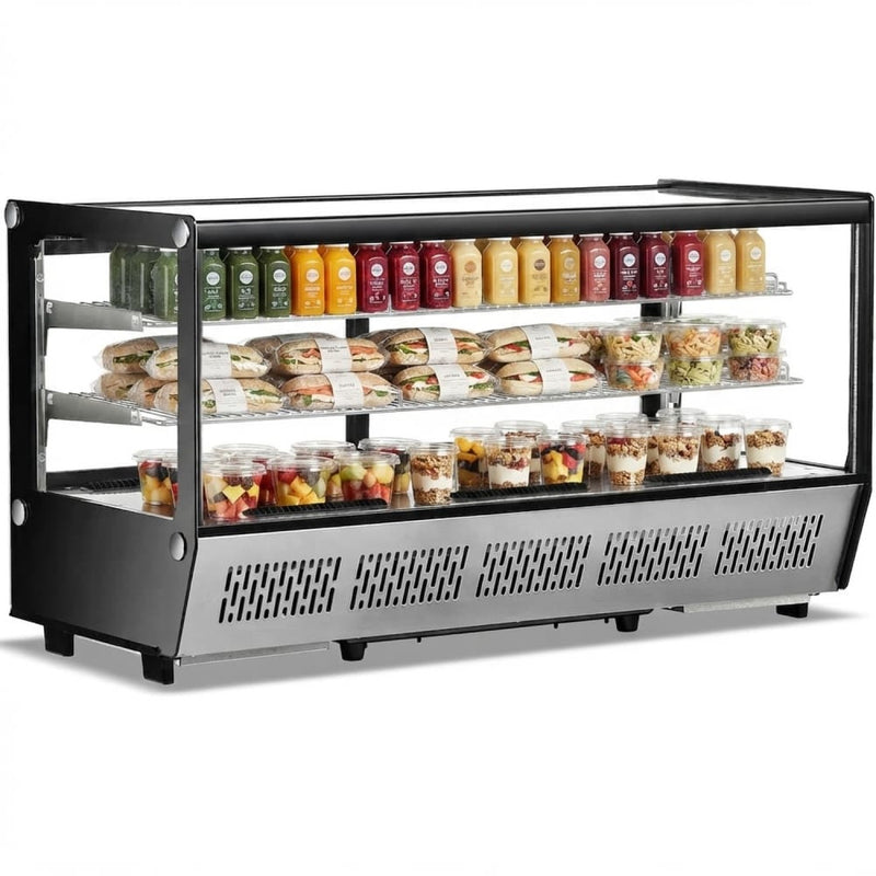 Display Merchandiser Fridge 200 litres 2 shelves Stainless steel - CW200SS