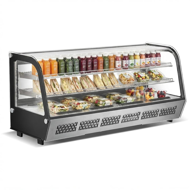 Display Merchandiser Fridge 268 litres 2 shelves Stainless Steel - CW250R