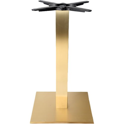 Gold Cast Iron Table Base Square 450x450x720mm - D002CGOLD