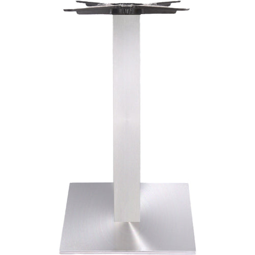 Silver Cast Iron Table Base Square 450x450x720mm - D002CSILVER