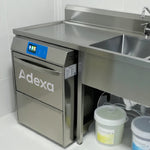 Commercial Undercounter Dishwasher with 500mm Basket 220V with Drain, Detergent & Rinse Pump - DAVS106