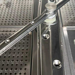 Commercial Undercounter Dishwasher with 500mm Basket 220V with Drain, Detergent & Rinse Pump - DAVS106