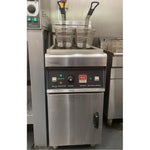 Twin Basket Professional Free standing Electric Fryer Single tank 18kW 28 litres - DF28L