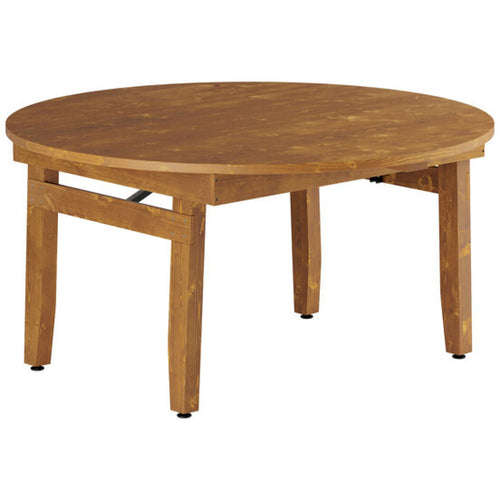 Vineyard Folding Catering Table Round 6ft Pine Wood 1800x760mm - DGW003272R