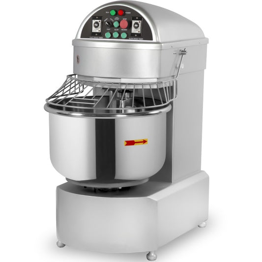 Professional 130L 2-Speed Spiral Dough Mixer – Heavy Duty Industrial Floor Model | DH130