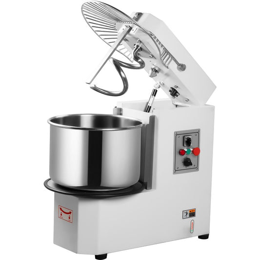 Professional 20L Single-Speed Spiral Dough Mixer – Liftable Head & Fixed Bowl (230V) | DH20T