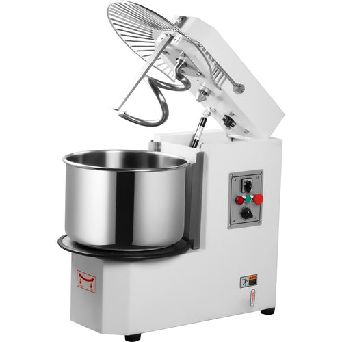 Professional 20L Single-Speed Spiral Dough Mixer – Liftable Head & Fixed Bowl (230V) | DH20T