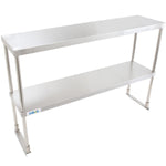 Double Tier Overshelf Stainless steel 900x300x800mm - DOS300X900