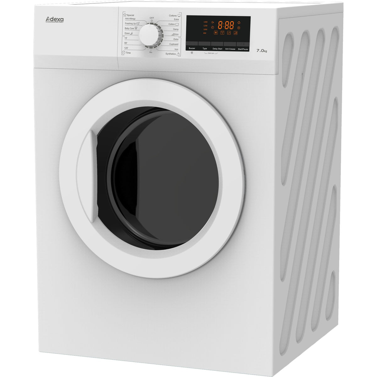 Tumble Dryer 7kg Front Load with LED Display 555x595x850mm - DV70T5C