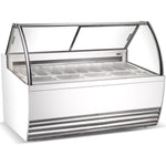 Professional Gelato & Ice Cream Serving Display Counter 13 tubs - DW13R
