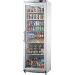 400lt Commercial Refrigerator Stainless steel Upright cabinet Single Glass door - DWR400GSS