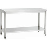 Professional Work table Stainless steel Bottom shelf 1600x600x900mm - THATS166