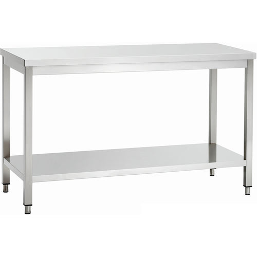 Professional Work table Stainless steel Bottom shelf 1600x600x900mm - THATS166