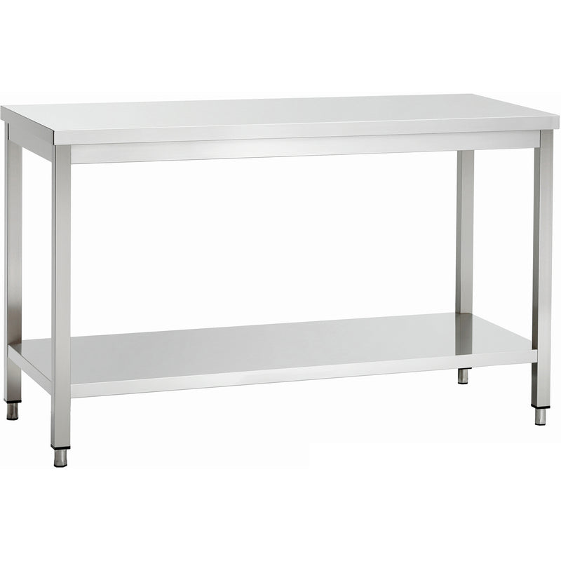 Professional Work table Stainless steel Bottom shelf 1600x600x900mm - THATS166