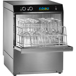 Commercial Glasswasher Premium 400mm basket 30 baskets/hour Drain pump Detergent dosing pump 13A - ADX40