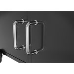 Commercial Gas & Charcoal Combo BBQ Grill with Double Hood, Cabinet & Side Shelves 1625×685×1230mm - E42ZJ10S42M00T00ZT