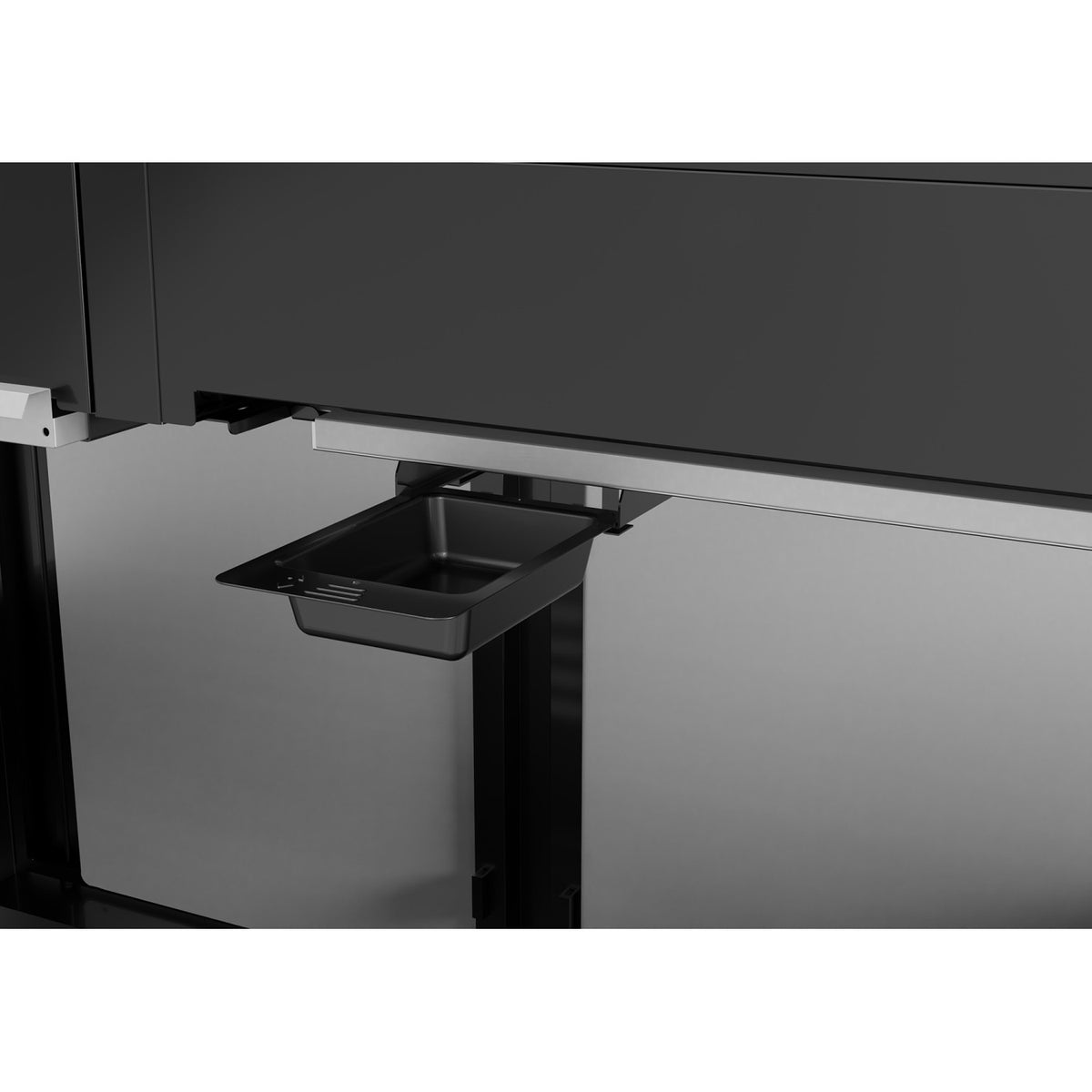 Commercial Gas & Charcoal Combo BBQ Grill with Double Hood, Cabinet & Side Shelves 1625×685×1230mm - E42ZJ10S42M00T00ZT